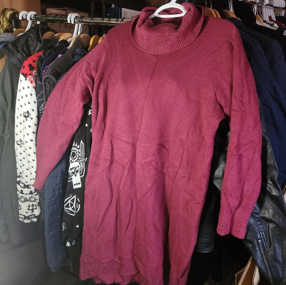 Torrid Cowl Neck Sweater Dress